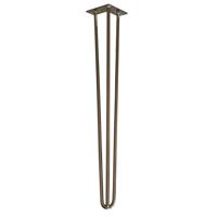 Stalen hairpin brons hairpin ø 1,2 cm en hoogte 72 cm Stalen hairpin brons hairpin ø 1,2 cm en hoogte 72 cm