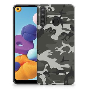 Samsung Galaxy A21 TPU bumper Army Light