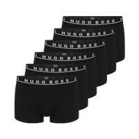 Hugo Boss 6-pack trunk cotton stretch boxershorts - zwart - thumbnail