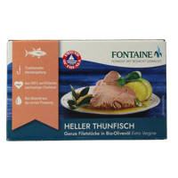 Tonijnfilet in olijfolie bio 120 Gram