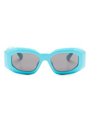 Versace Eyewear lunettes de soleil Maxi Medusa Biggie - Bleu