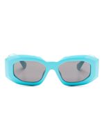 Versace Eyewear lunettes de soleil Maxi Medusa Biggie - Bleu