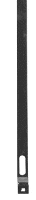Nemef 1729-648 Achterstaaf | staal verzinkt 648x12mm. - 9172990030