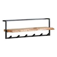 LT-Luce Kapstok Edge 6 Haken Boomstam Plank 100cm