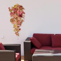 Kunst Druivenblad hanger 65cm - roze