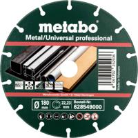 Metabo 628549000 Diamanten doorslijpschijf 180 mm 10 stuk(s) Metaal (verzinkt)