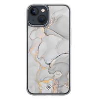 iPhone 13 mini hybride hoesje - Marmer grijs iPhone 13 mini hybride hoesje - Marmer grijs
