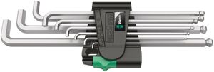 Wera 950 PKLS/9 SM SB Stifsleutelset, metrisch, verchroomd, 9 -delig - 1 stuk(s) - 05073594001