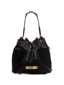 Moschino sac seau à lien de resserrage - Noir