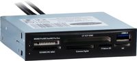 Inter-Tech CI-01 geheugenkaartlezer USB 3.2 Gen 1 (3.1 Gen 1) Intern Zwart - thumbnail