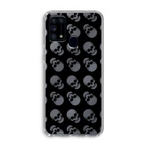 Musketon Skulls: Samsung Galaxy M31 Transparant Hoesje