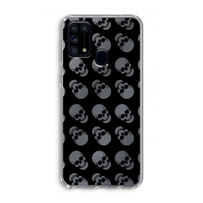Musketon Skulls: Samsung Galaxy M31 Transparant Hoesje