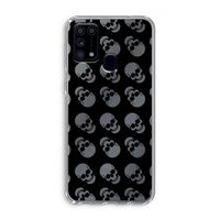 Musketon Skulls: Samsung Galaxy M31 Transparant Hoesje