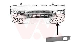 Ventilatiegrille, bumper VAN WEZEL, Inbouwplaats: Links voor, u.a. für VW