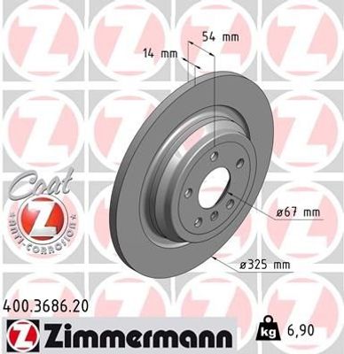 Remschijf Coat Z 400368620