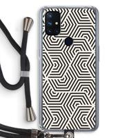Magic pattern: OnePlus Nord N10 5G Transparant Hoesje met koord