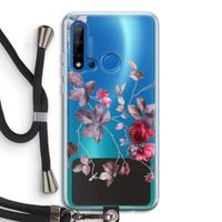 Mooie bloemen: Huawei P20 Lite (2019) Transparant Hoesje met koord