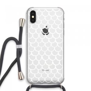 Dakpannetjes: iPhone XS Max Transparant Hoesje met koord