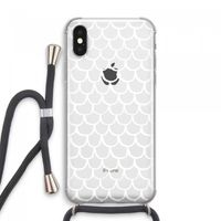 Dakpannetjes: iPhone XS Max Transparant Hoesje met koord