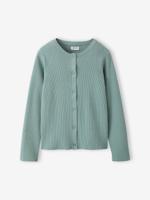 Vest meisje saliegroen