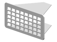 RenoFix RVS Renovatierooster 5 x 10,5 cm