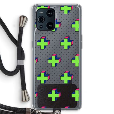 8-bit N°10: Oppo Find X3 Transparant Hoesje met koord