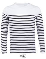 Sol’s L03099 Men´s Long Sleeve Striped T-Shirt Matelot