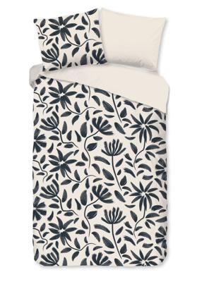 Good Morning Dekbedovertrek "getekende bloemen" - Wit - (140x200/220 cm) - Katoen Good Morning Dekbedovertrek "getekende bloemen" - Wit - (140x200/220 cm) - Katoen