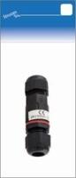 Waterdichte kabelkoppeling IP68 max. 3x1,5qmm zwart - 6617040