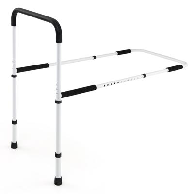 Bedhulpreling Verstelbare Bedframe Stang Valpreventie Veiligheidsgriff voor Senioren Wit