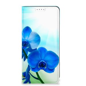 Google Pixel 7A Smart Cover Orchidee Blauw - Cadeau voor je Moeder