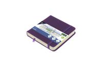 Kangaro Schetsboek - Purple Heart - Hardcover - 80 vellen - 140g - Roomwit Papier met Elastiek en Lint