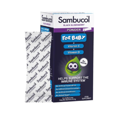 Sambucol Babypoeder - 14 sachetten