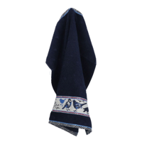 Bunzlau Castle - Handdoek 53x60cm Vogel donkerblauw (GOTS)
