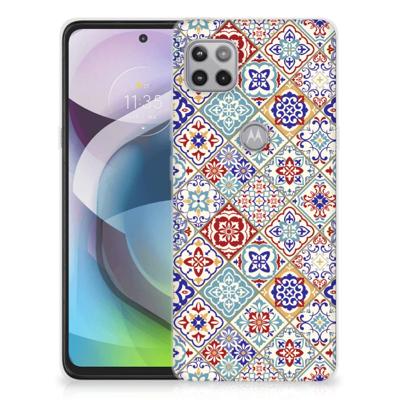 Motorola Moto G 5G | TPU | Siliconen hoesje | Tiles Color Motorola Moto G 5G | TPU | Siliconen hoesje | Tiles Color