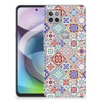 Motorola Moto G 5G | TPU | Siliconen hoesje | Tiles Color
