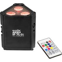 Eurolite 41700515 AKKU IP TL-3 QCL DMX LED-lichteffect Aantal LEDs: 3 10 W