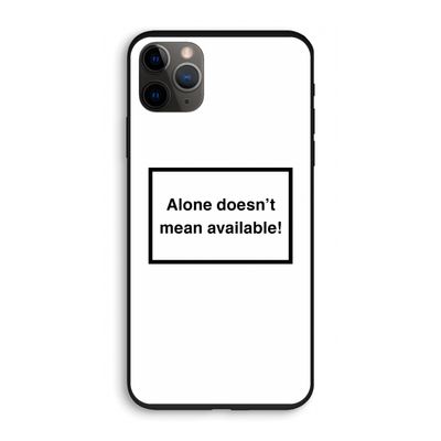 Alone: iPhone 11 Pro Biologisch afbreekbaar hoesje