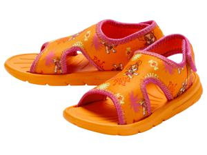 Meisjes badsandalen (25, Oranje/donkerroze)