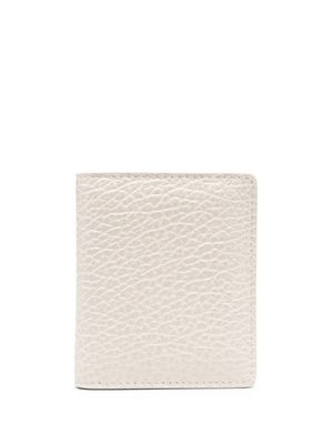 Maison Margiela portefeuille pliant à coutures signature - Tons neutres