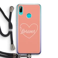 Forever heart: Huawei P Smart (2019) Transparant Hoesje met koord
