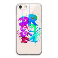 Dream: iPhone 8 Transparant Hoesje