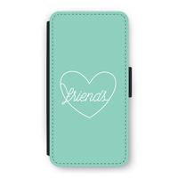 Friends heart pastel: iPhone 12 Pro Flip Hoesje