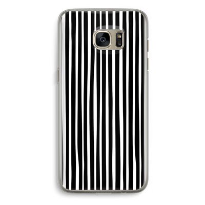 Stripes: Samsung Galaxy S7 Edge Transparant Hoesje