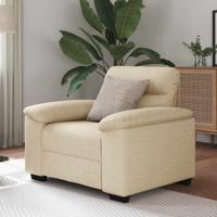 Sofastoel Crme 60 cm Stof