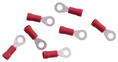 Dresselhaus ringverbinders ring tongue, 4mm, insulat red/ 0.25 - 1.0 qmm
