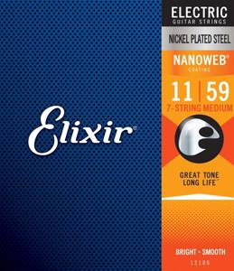 Elixir Strings 12106 snaar voor muziekinstrumenten Electrisch 7 stuk(s) Staal Gitaar