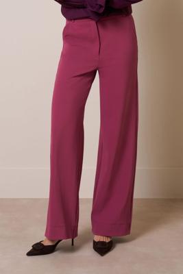 Studio Anneloes Luz Twill Trousers 13360 Broek 4500 Vintage Berry