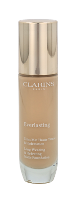 Clarins Everlasting Long-Wearing Matte Foundation 105N NUDE 30 ml Dames