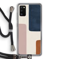 Geo #5: Samsung Galaxy A41 Transparant Hoesje met koord Geo #5: Samsung Galaxy A41 Transparant Hoesje met koord